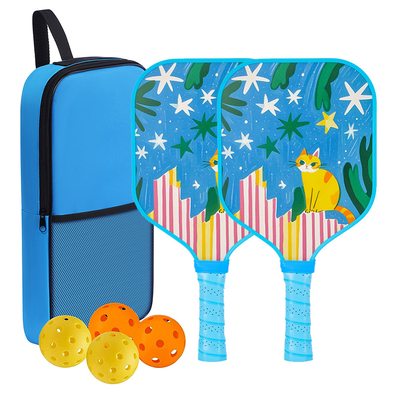 Children's Star Pick Rack Pickleball Blue Storage Backpack Bag suit Cartoon Children's Toys