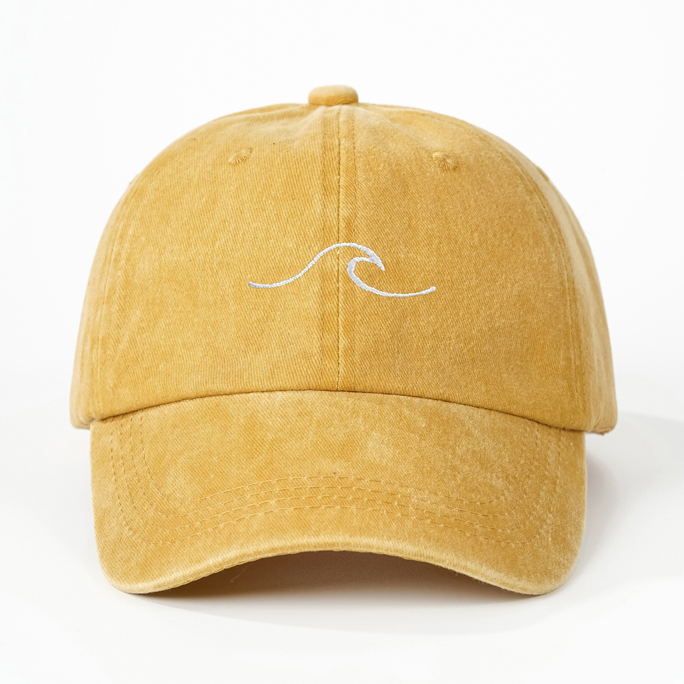 Picture of Spring and Summer Embroidered Corrugated Baseball Cap for Men and Women Outdoor Sunscreen Baseball Cap Hat Suitable for Outdoor Sports Sunshade