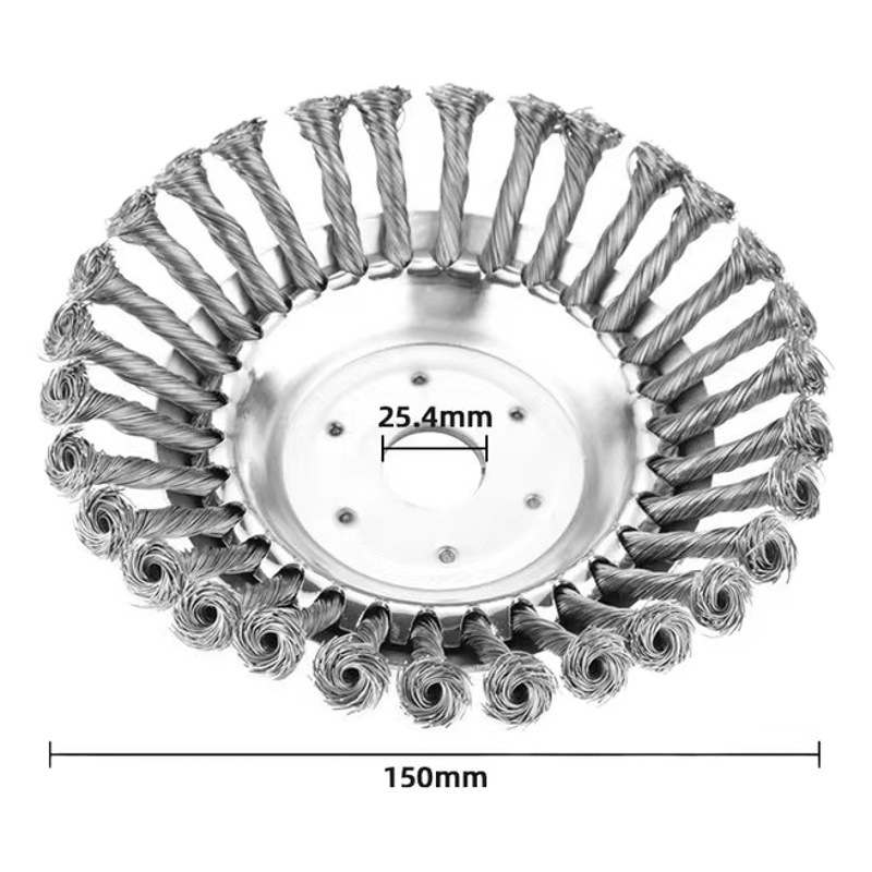 Tuoyue steel wire weeding plate 6-inch weeding wheel 8-inch weeding head mower accessories