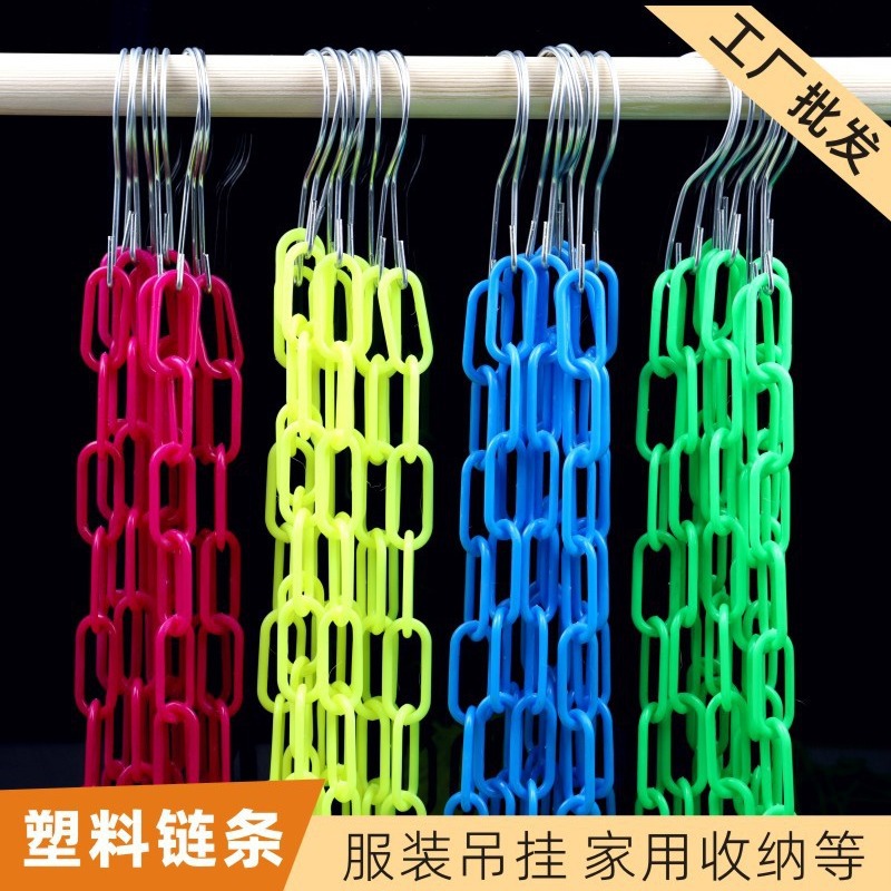 Picture of Hook shop new hook hanging clothes iron chain display chain hanging clothes ring iron ring clothing metal clothes hanging clothes chain