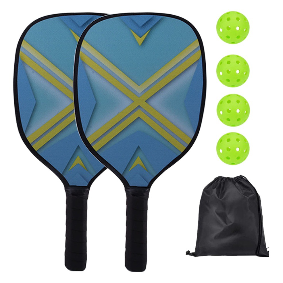 Pickleball Paddle Set Wooden Racket Gift Outdoor Beach Paddle Pickleball Paddles Squash Racket