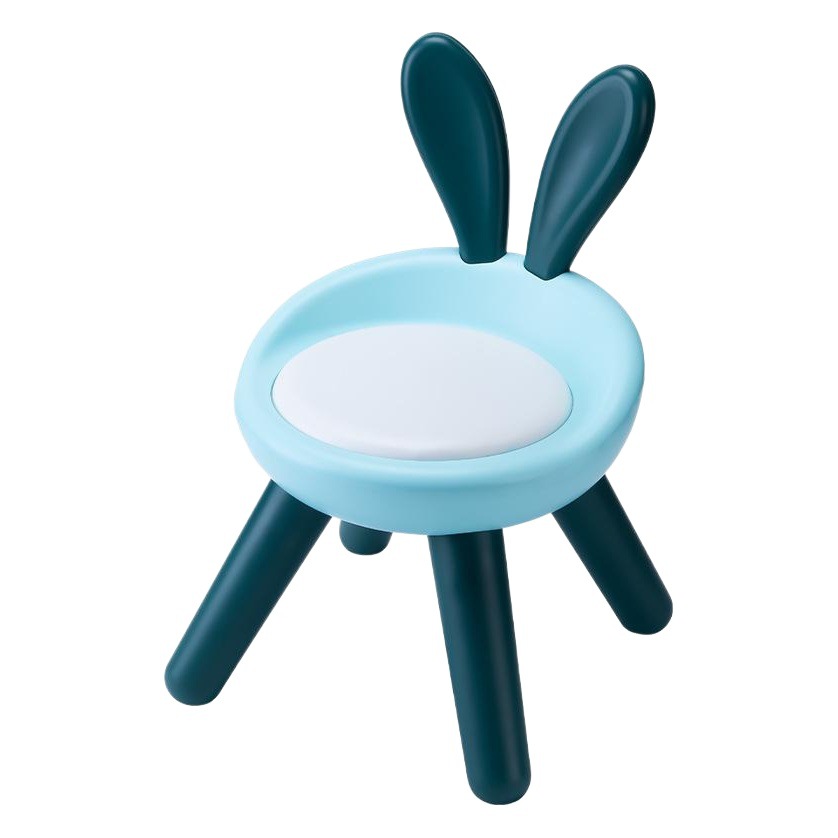 Creative Cute Rabbit Small Chair Kindergarten Backrest Small Bench Household Baby Stool Non-slip Children's Stool