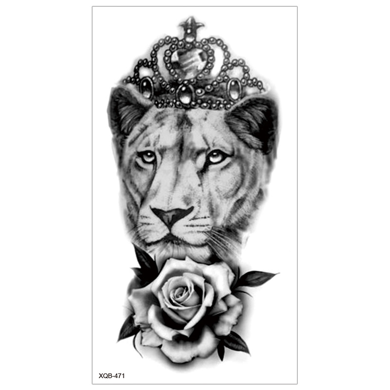 Picture of New Half Arm Tattoo Stickers Cross-border Amazon Hot Selling Set Dark European and American Realistic Waterproof Tattoo Stickers Wholesale