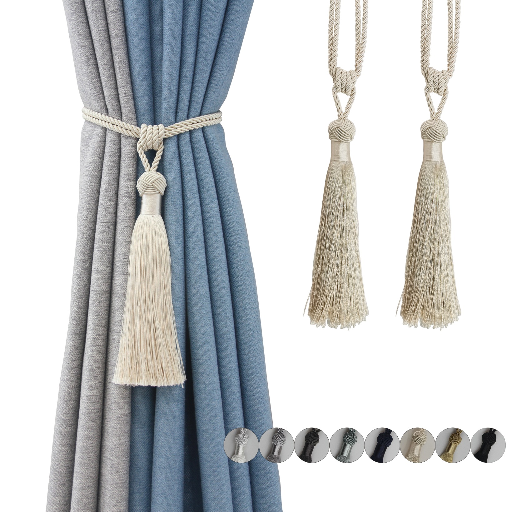 Curtain Strap New Modern Simple Curtain Punch-free Curtain Strap Curtain Accessories Curtain Buckle in stock