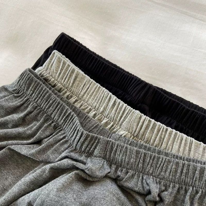 Picture of Modal Cotton Women's Shorts Spring and Summer Sports Leisure Home Fart Curtain Loose Outer Wear High Waist Wide Leg Pajama Pants Thin
