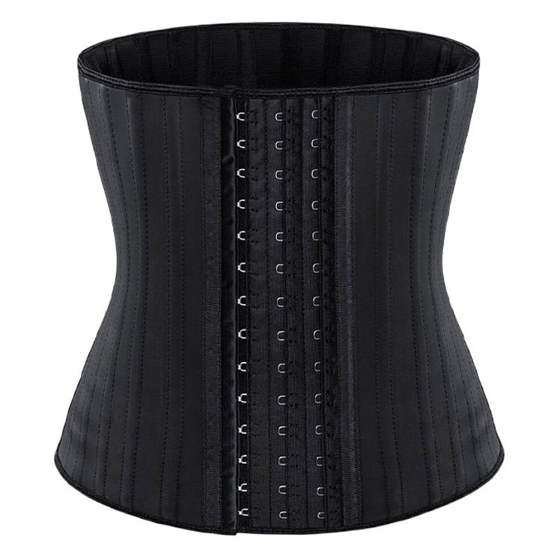 Latex Waist Trainer 25-Bone Waist Belt for Sports and Fitness, Matte Latex Abdominal Binder for Waist Shaping