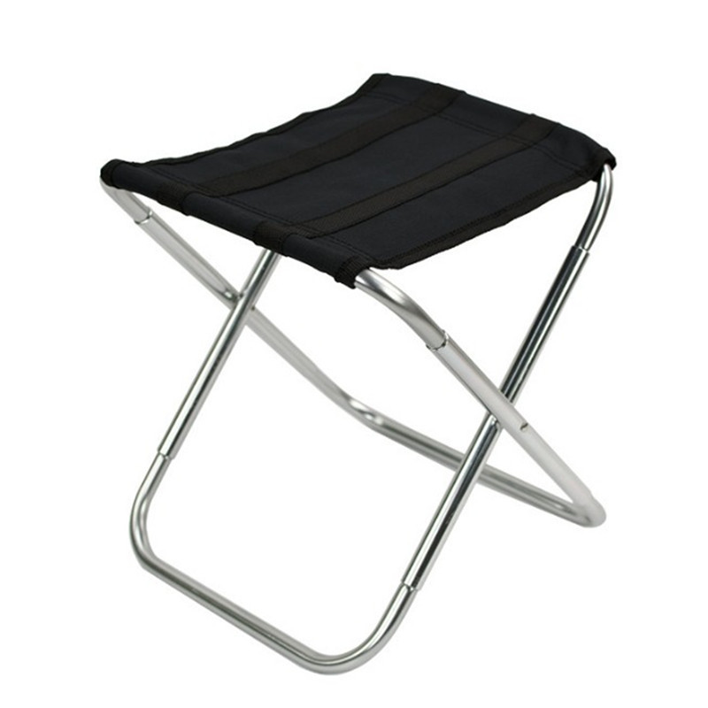 Picture of Cross-Border Outdoor Fishing Folding Stool, Mini Folding Stool, Aluminum Alloy Special Folding Chair with Backrest, Lightweight