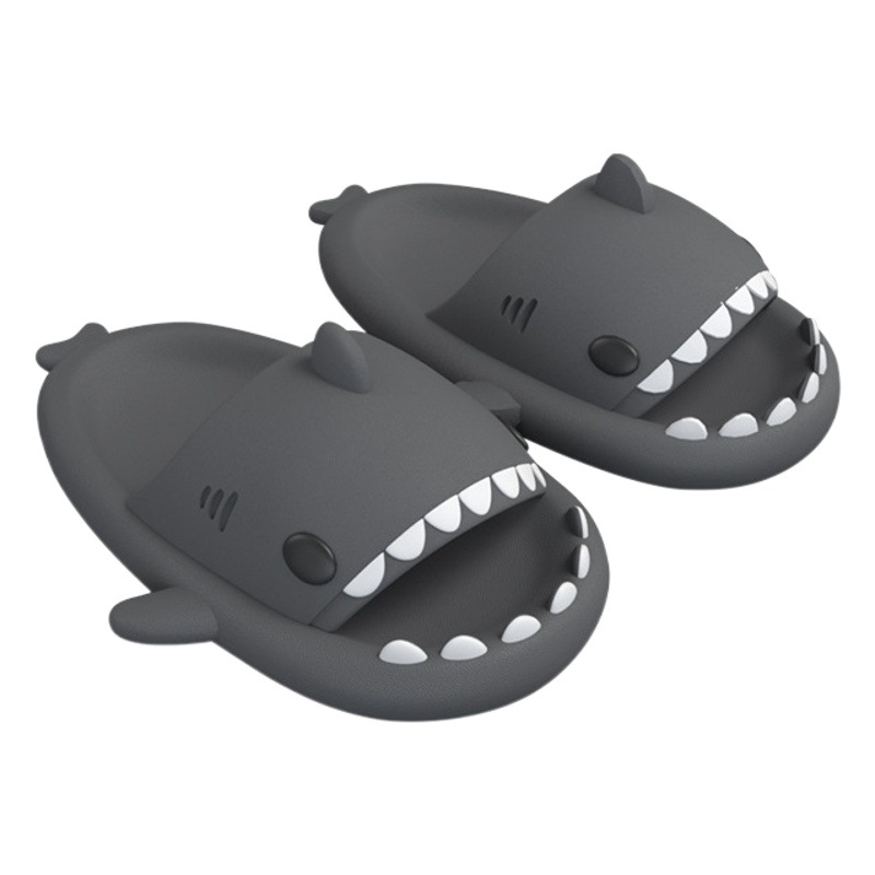Shark Slippers for Women Summer Indoor Home Bathroom Bathing Couples Thick-Soled Home Outdoor Wear Men's Sandals and Slippers Wholesale