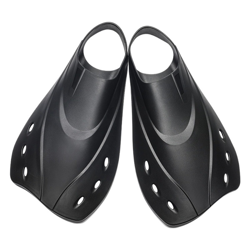 Wave Professional Adult Foot Cover Freestyle Snorkeling Diving Wholesale TPR Short Flippers for Men and Women Swimming Training