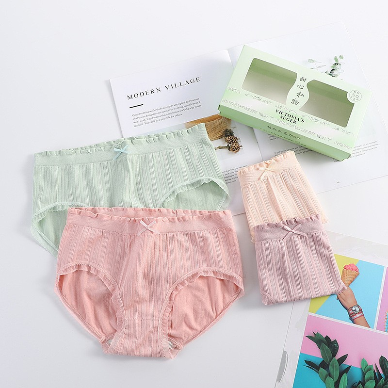 Picture of Banlangen 5.0 Moisturizing Underwear Women's Summer Graphene Breathable Women's Antibacterial Pants Mid-Waist Traceless Girl's Briefs