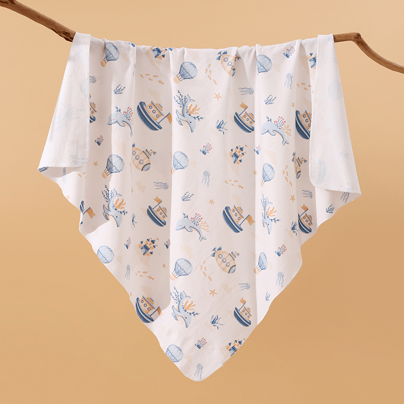 Picture of [Strict Selection] Pure Cotton Bag Single Newborn Baby Bag Cotton Summer Thin Anti-startling Baby Wrap Towel