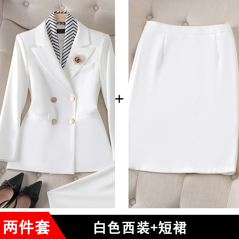 Picture of Spring and Autumn Business Wear Women's suit Women's Fashion Dress Stitching Women's Suit Work Clothes Korean Casual Small Suit
