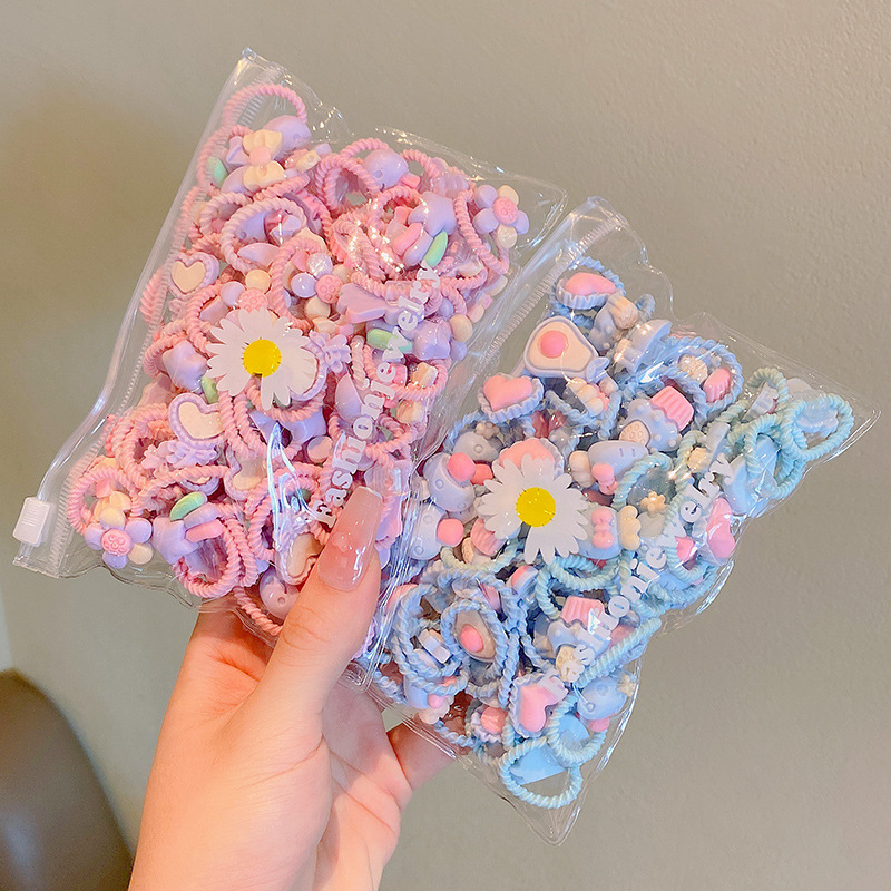 Picture of Children's rubber band does not hurt hair, good elasticity, Girl's rubber band, baby's hair rope, small size tie hair, hair ring, hair accessories