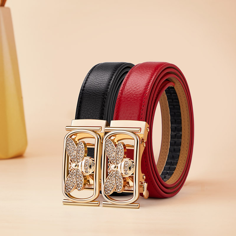Picture of King Paul leather belt women's high-end sense Joker decoration with jeans pants genuine belt women wholesale