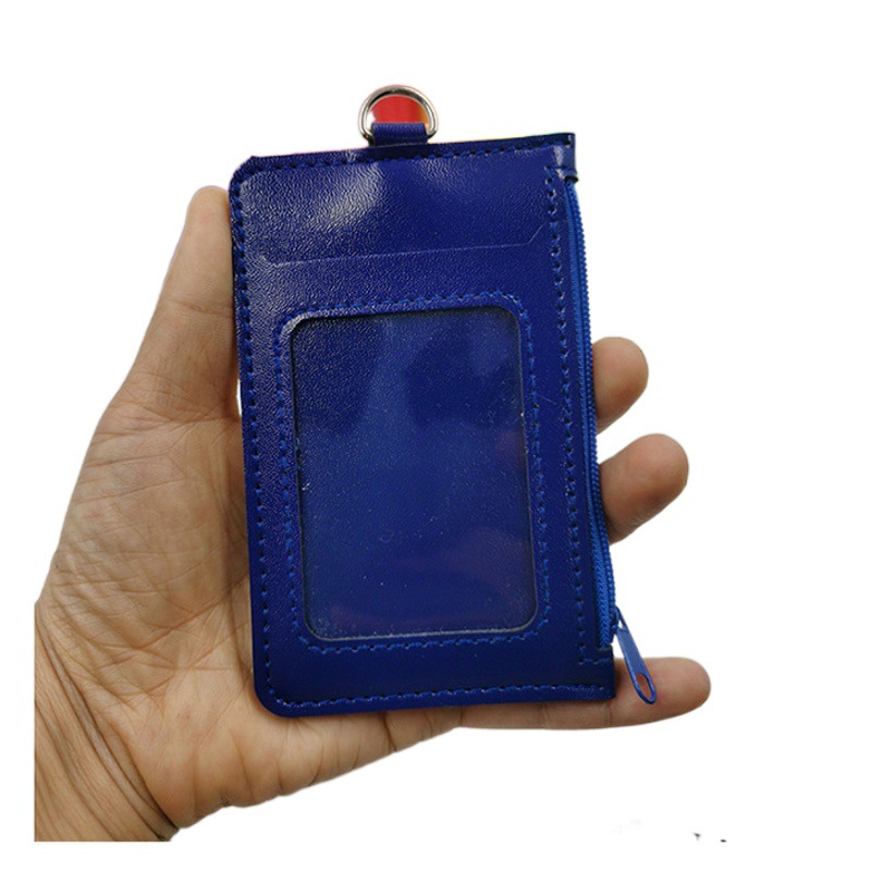 PU material work card card cover can be printed stamping stamping student school card cover coin purse card cover