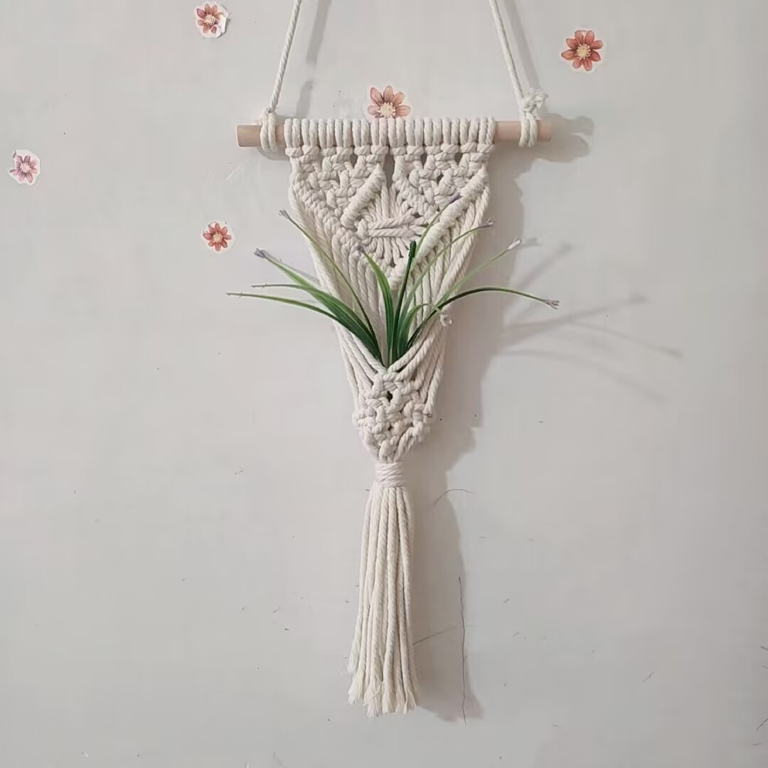 Picture of Nordic ins handmade woven tapestry hotel decoration living room wall hanging home accessories wholesale supply
