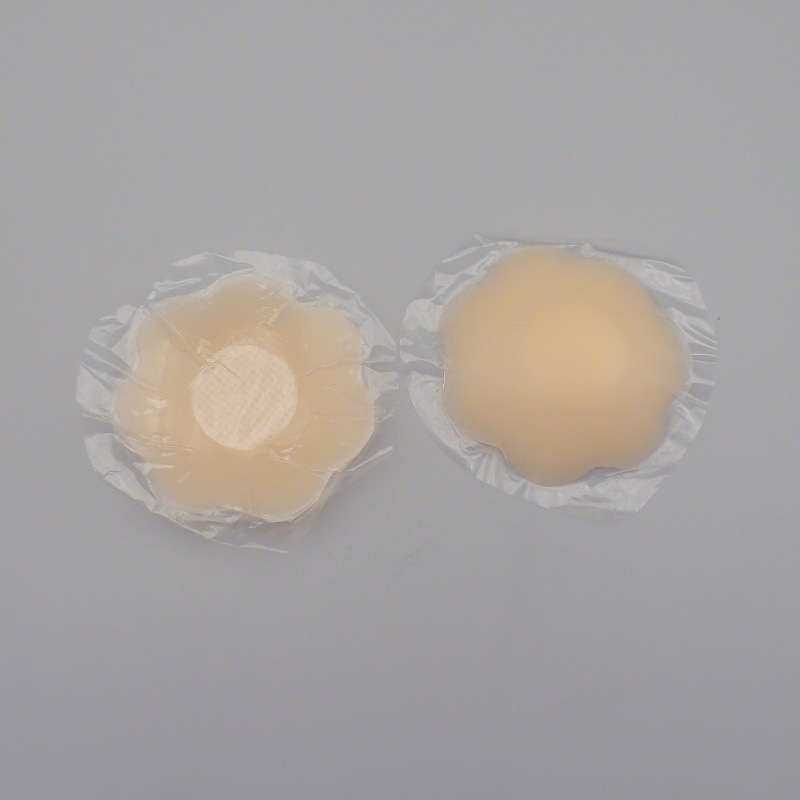 Picture of Chest Sticker for Women's Wedding Dress Summer Ultra-thin Breathable Silicone Invisible Push-up Large Upper Breast Sticker for Reuse