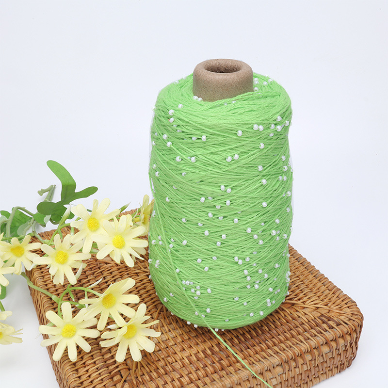 Siyue/Siyue Cross-Border Hot-Selling Bead Thread Pure Cotton Yarn DIY Hand-Knitted Wool Ball Yarn Wholesale