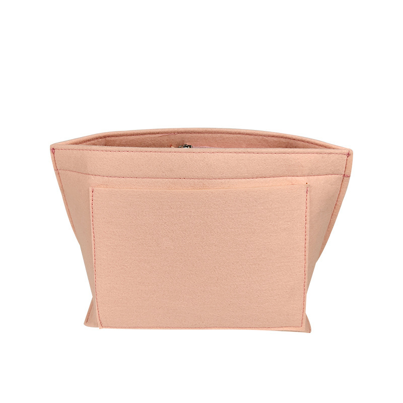 Picture of Amazon wholesale felt liner bag large capacity felt storage bag finishing bag felt dumplings cosmetic bag