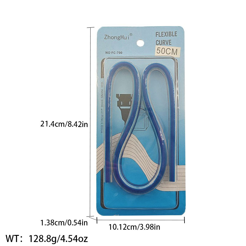 Picture of Pattern printing ruler clothing scale pattern making clothing curve cutting sewing tool multi-functional pattern printing ruler