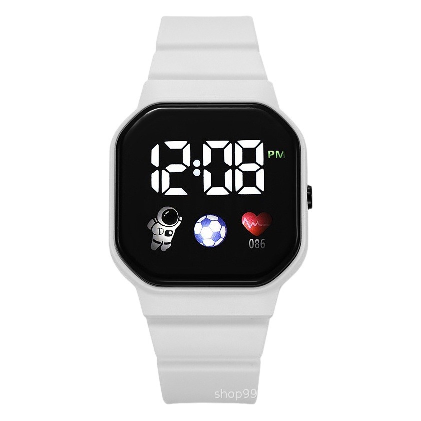 Technological Watch Female Ins High-Looking Student Party Multi-Functional Digital Watch Unicorn Waterproof Led Digital Watch