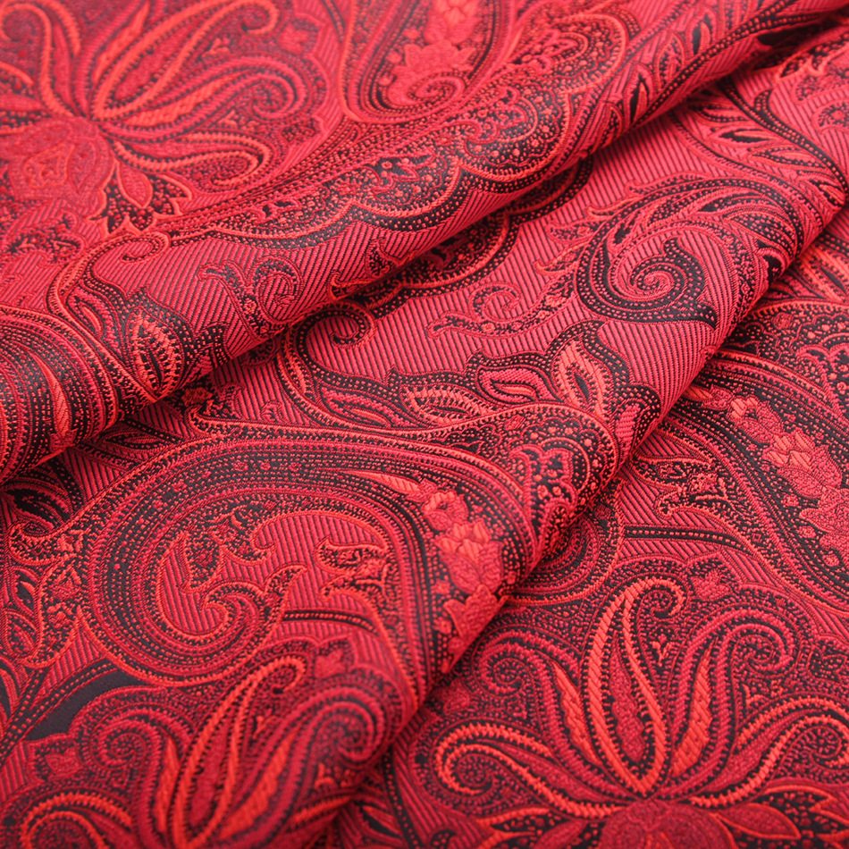 High-End Acetate Shirt Fabric, Exquisite Paisley Jacquard Drape, Breathable and Not Easy to Wrinkle, Clothing Suit Wholesale Fabric