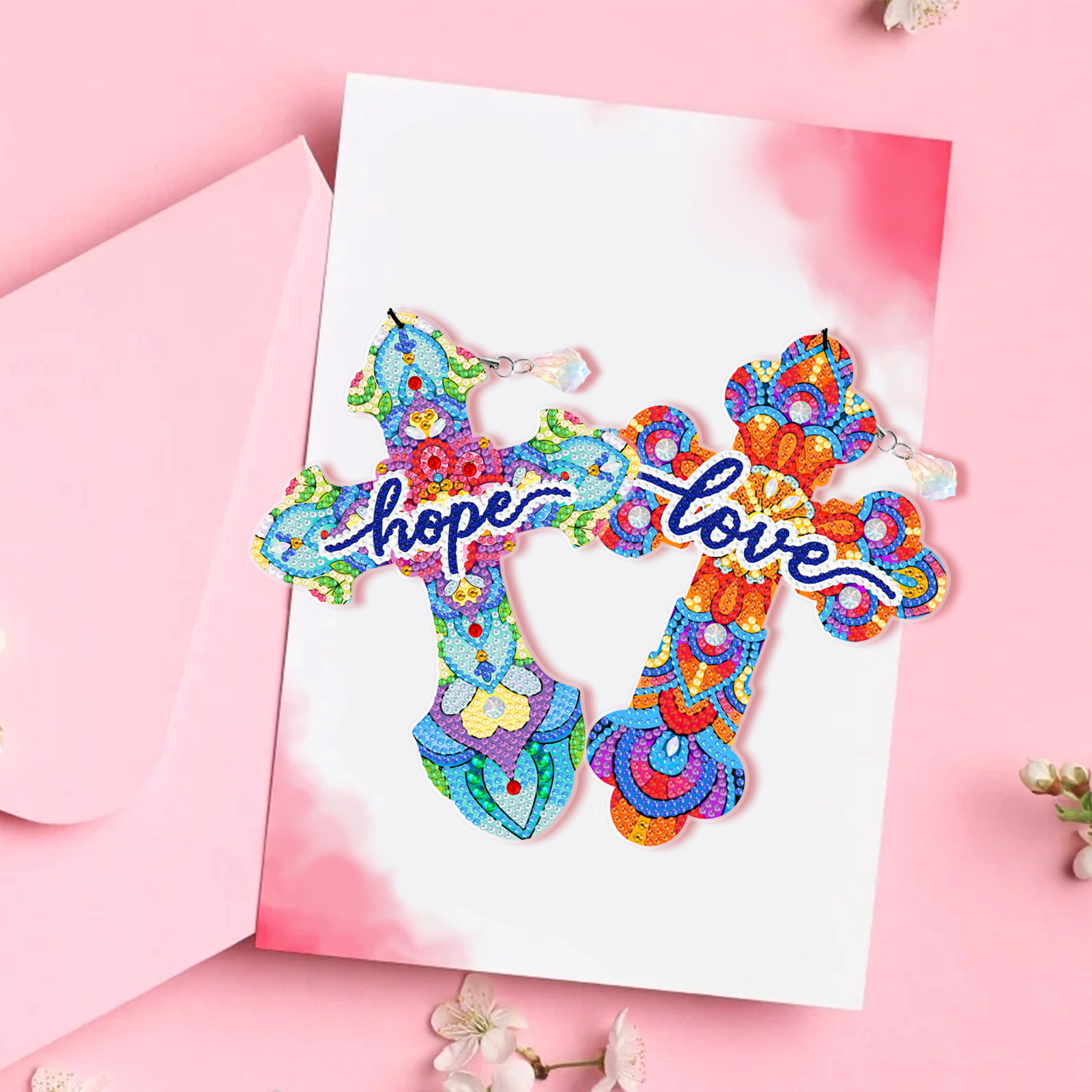Picture of Diamond Painting Peripheral Cross Bookmarks Handmade Creative DIY Diamond Bookmarks Pet Material Can Be Wholesaled