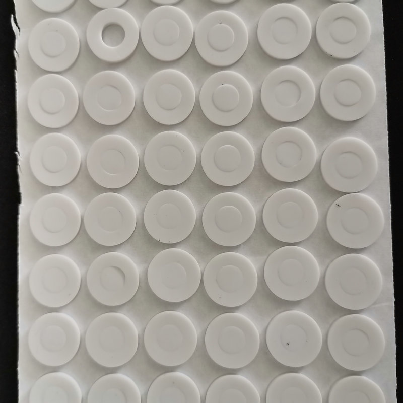 Picture of Round transparent silicone foot pad adhesive self-adhesive non-slip electrical appliance silicone gasket shock absorption seal silicone gasket