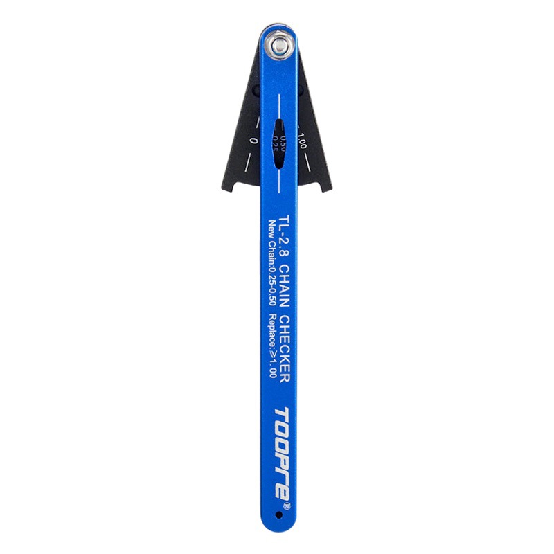 Toopre Bicycle Chain Measurer Wear Measuring Ruler Mountain Road Bike Chain Stretching Detection Tool