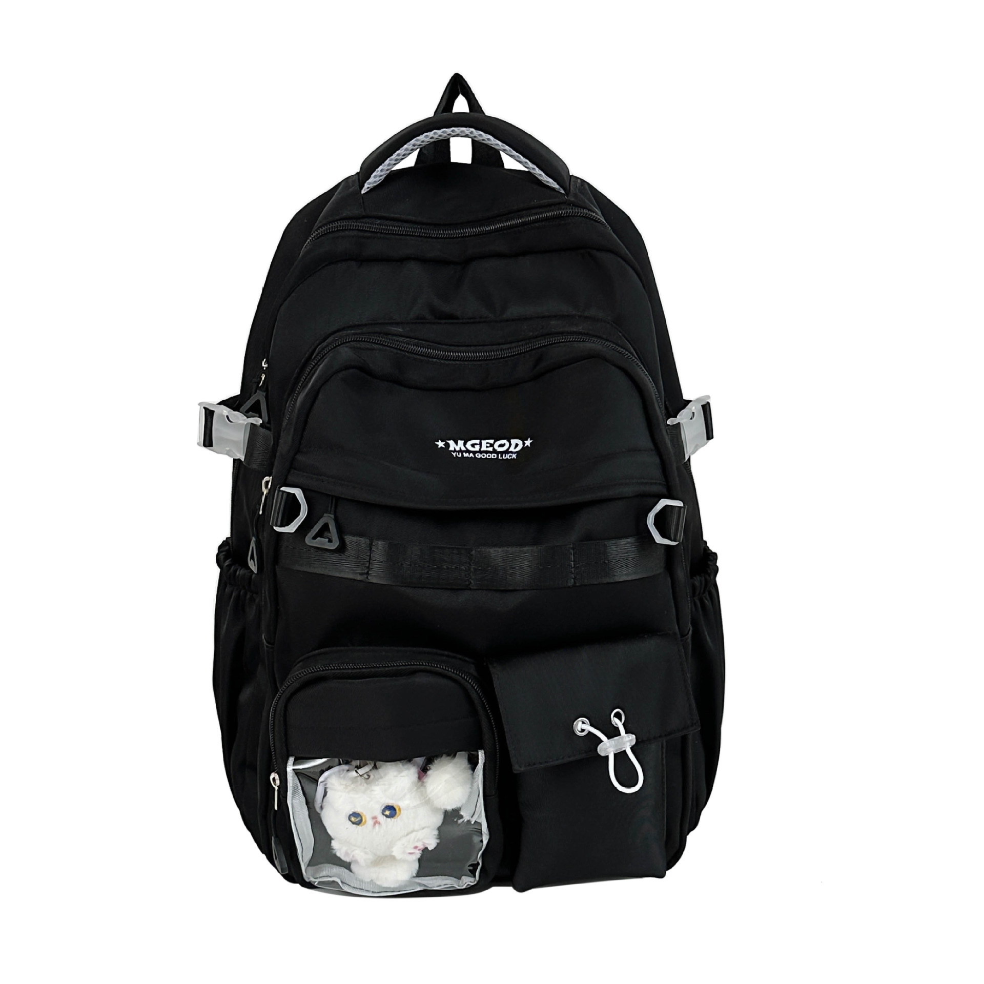 Picture of Japanese Ins Campus Casual Solid Color Schoolbag Simple All-match Lightweight Couple Backpack Senior high school College Student Backpack