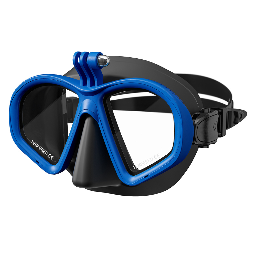 Picture of The new free diving mirror can be equipped with myopia diving mirror integrated nose protection cross-border snorkeling equipment diving mirror suit