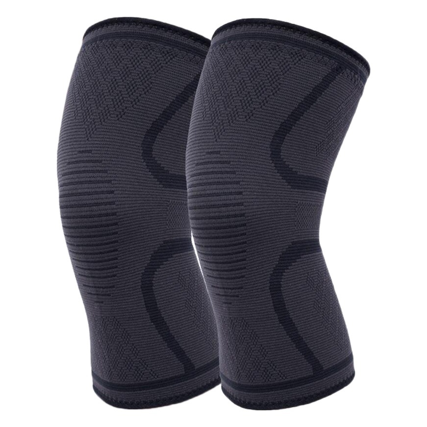Knitted nylon sports knee pads for men and women autumn and winter badminton running fitness knee pads outdoor climbing warm knee pads