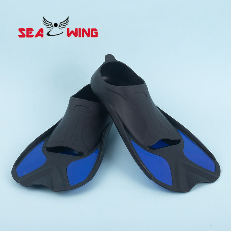 Picture of Cross-border swimming training flippers snorkeling adult children diving frog shoes short mermaid flippers free diving wholesale