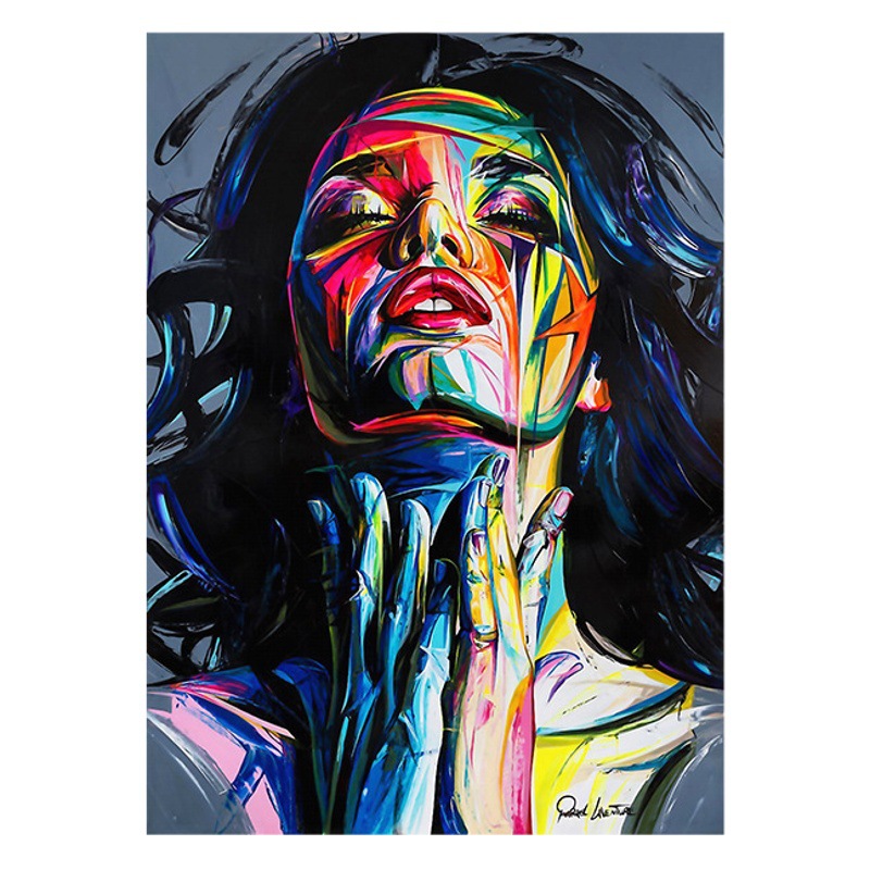 Francis Steier Oil Painting Core Home Decoration Painting Frameless Painting Core Retro Living Room