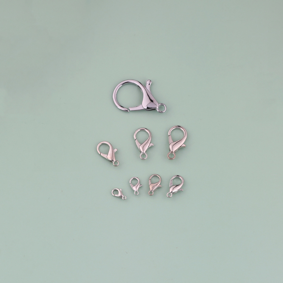 Picture of Metal Alloy Lobster Clasp DIY Jewelry Bracelet Necklace Ending Connection Buckle Multi-Color Multi-Specification Material Accessories