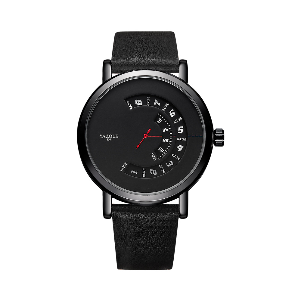 Picture of 509 cross-border fashion turntable non-mechanical watch watch watch men quartz watch men's watch yazole men's watch