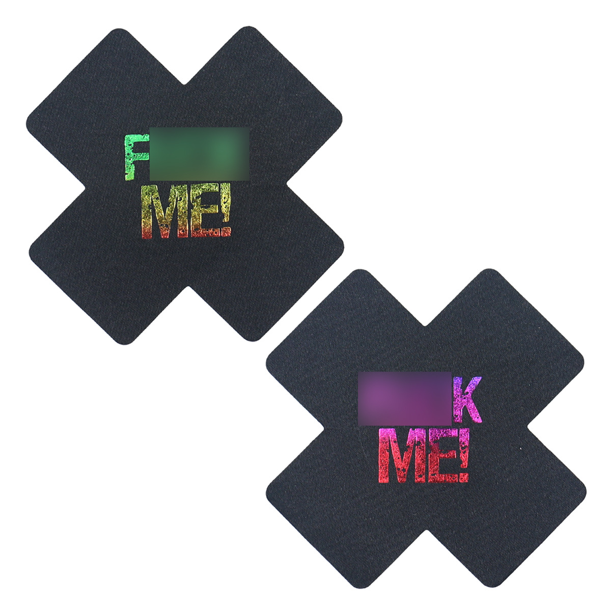 Picture of Cross-Border Hot-Selling Beauty Nipple Patch, Breathable Disposable Nipple Patch, Cross Luminous Breast Patch, Letter Fm Sexy Stain Nipple Patch
