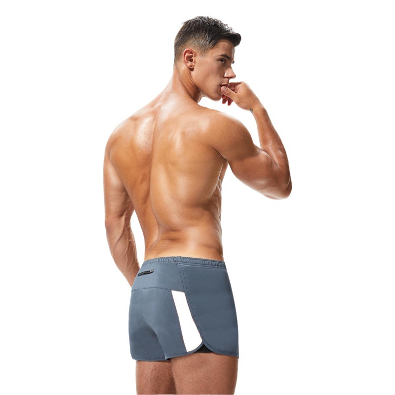 Men's sports shorts tauwell special for men's zipper pocket pants men's casual home pants