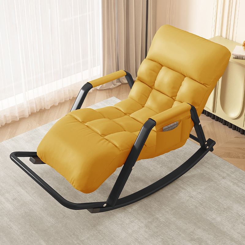 Wholesale Rocking Chair Recliner Adult Lazy Sofa Home Living Room Balcony Leisure Chair Adult Light Luxury Single Person Xiao