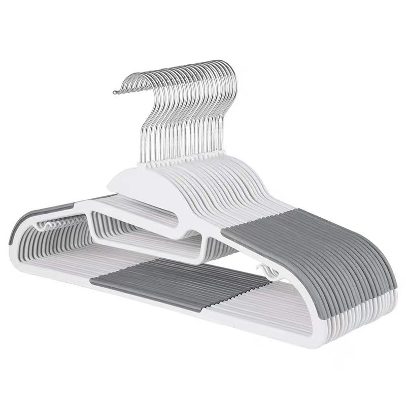 Picture of Plastic Non-Slip Hangers Amazon Multifunctional Small Neckline Design for Home Dormitory Organization and Storage with Anti-Slip Design