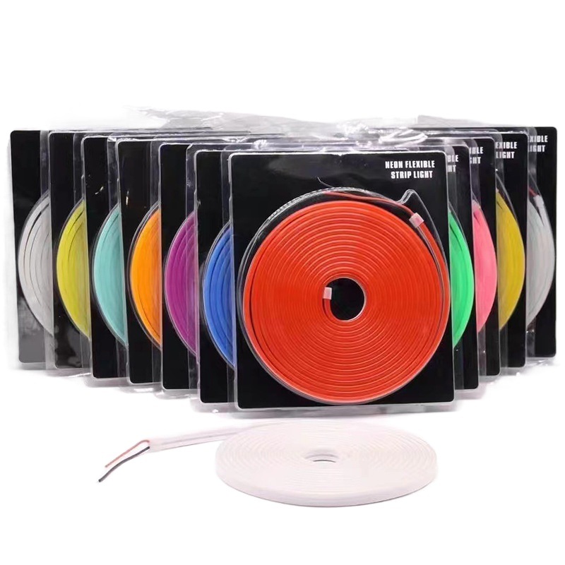 led2835 Light Strip Flexible Neon Color Marquee Outdoor Low Voltage Waterproof Soft Light Strip Decorative Lighting suit