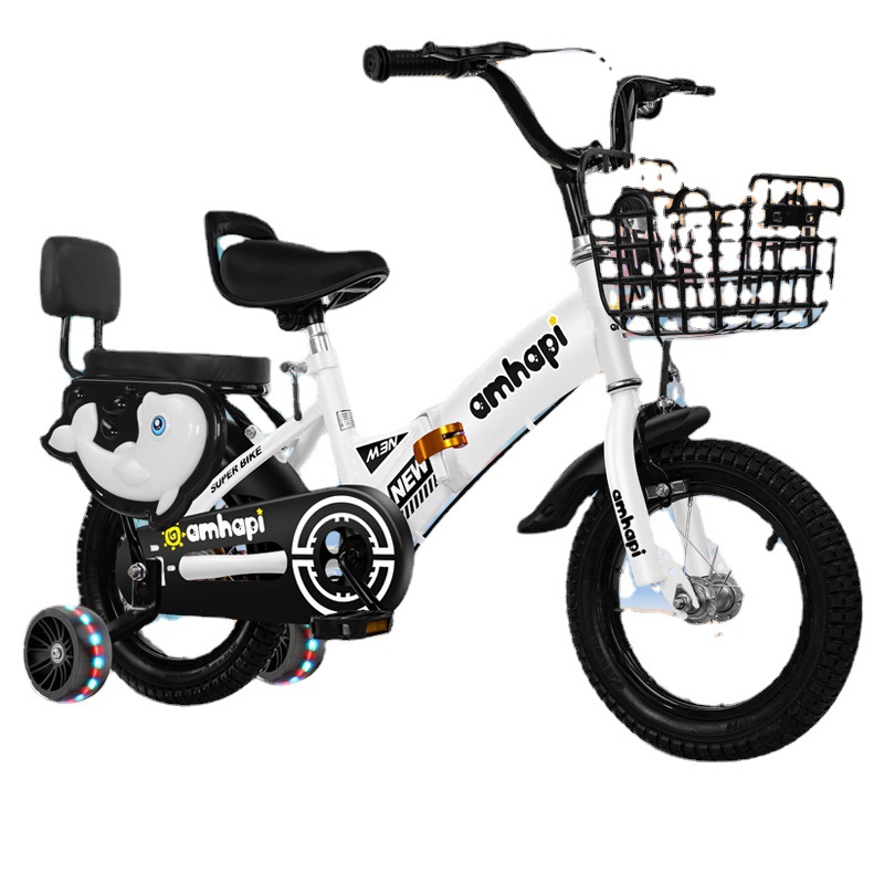 Picture of Children's Bicycle Foldableing Bicycle 3-8 Years Old Kidsren's Foldableing Bicycle 16inch Bicycle with Auxiliary Wheel Bicycle Single
