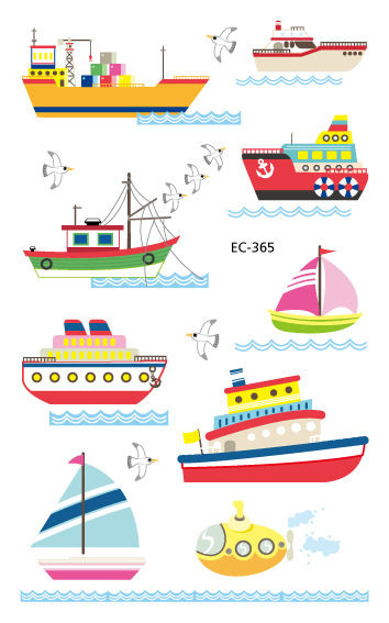 Picture of Spot children's tattoo stickers cartoon car engineering car waterproof odor-free cute boys and girls baby stickers cross-border