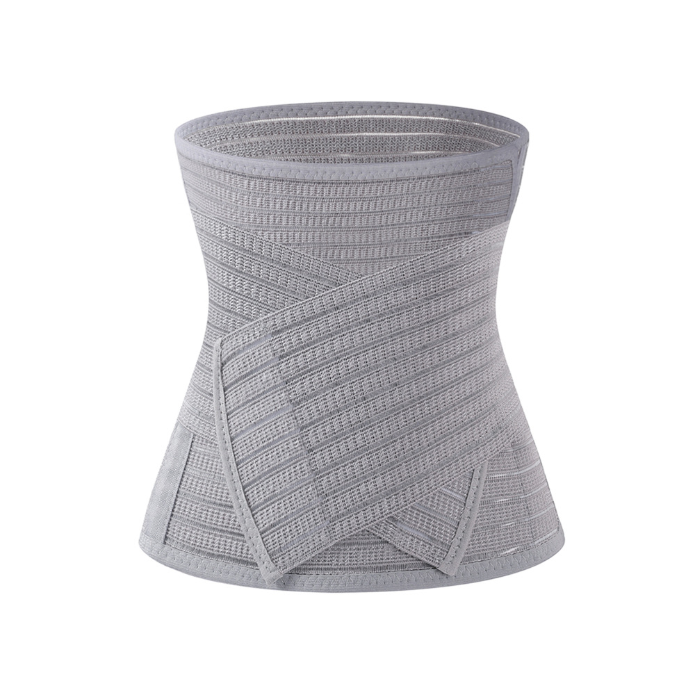 Picture of Bamboo charcoal fiber belly contracting girdle adjustable girdle reinforced postpartum belly contracting belt waist trainer body shaping