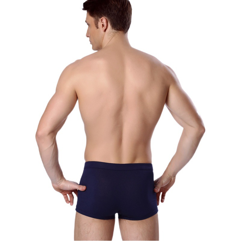 Summer men's ice silk mesh boxer pants hollow waist large size modal breathable boxer underwear manufacturers wholesale