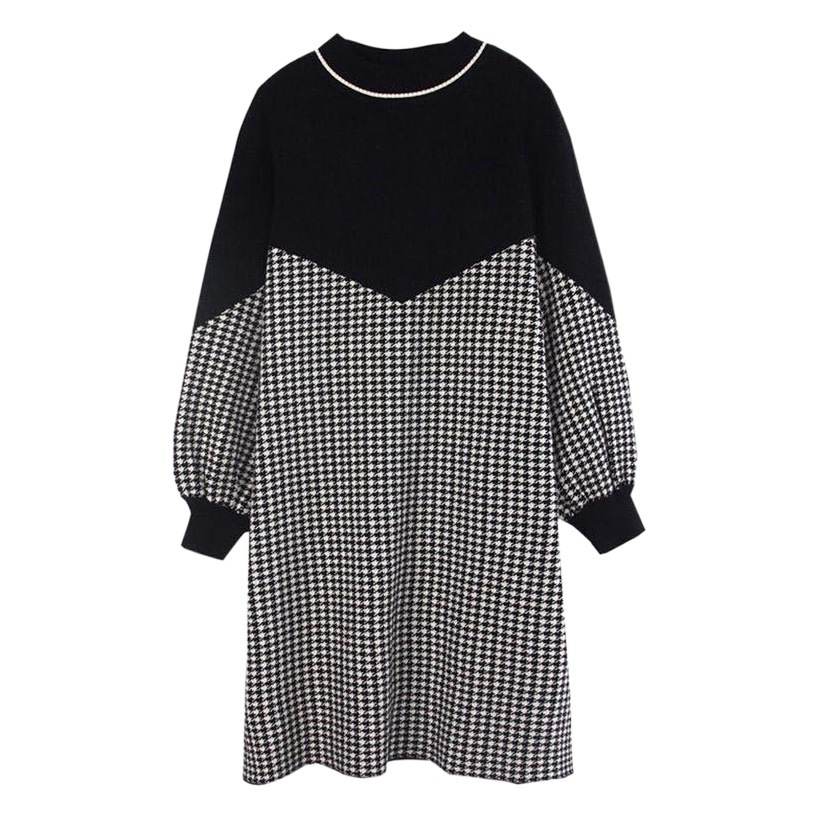 Pregnant Women's Autumn Mid-length dress Western Style Out-of-the-way Fashionable Style Belly-covering Loose Early Autumn Pregnant Women's Dress