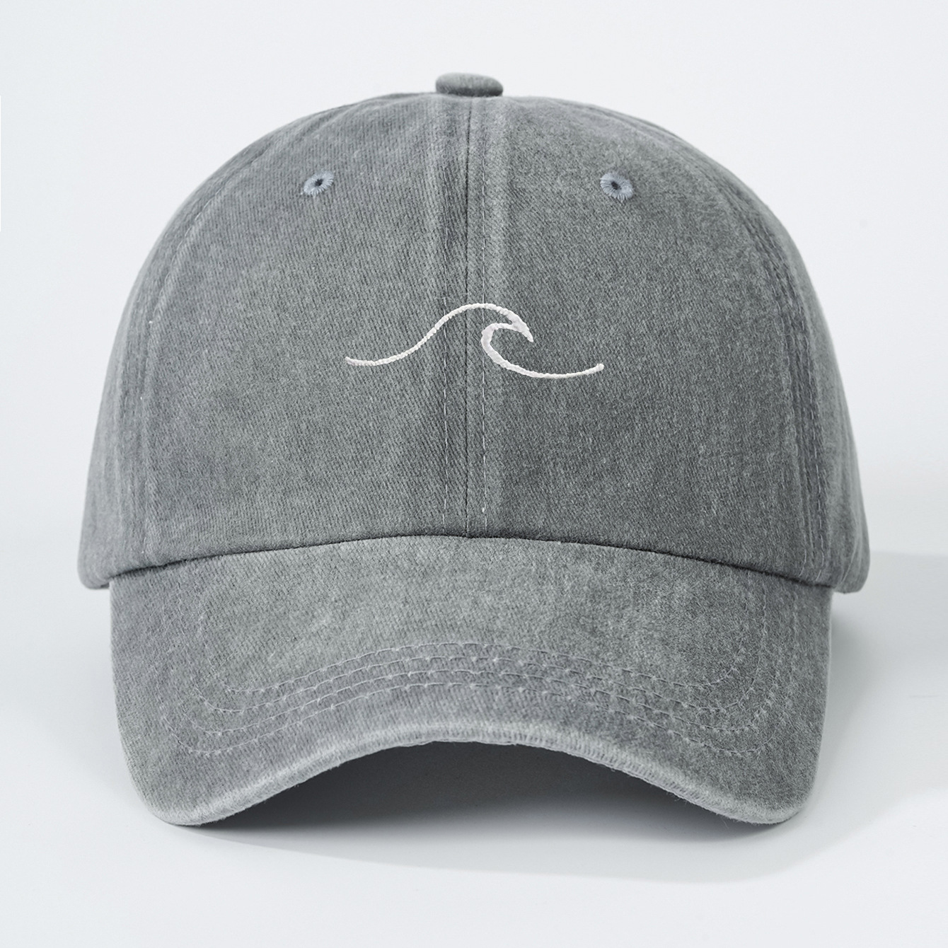 Picture of Spring and Summer Embroidered Corrugated Baseball Cap for Men and Women Outdoor Sunscreen Baseball Cap Hat Suitable for Outdoor Sports Sunshade