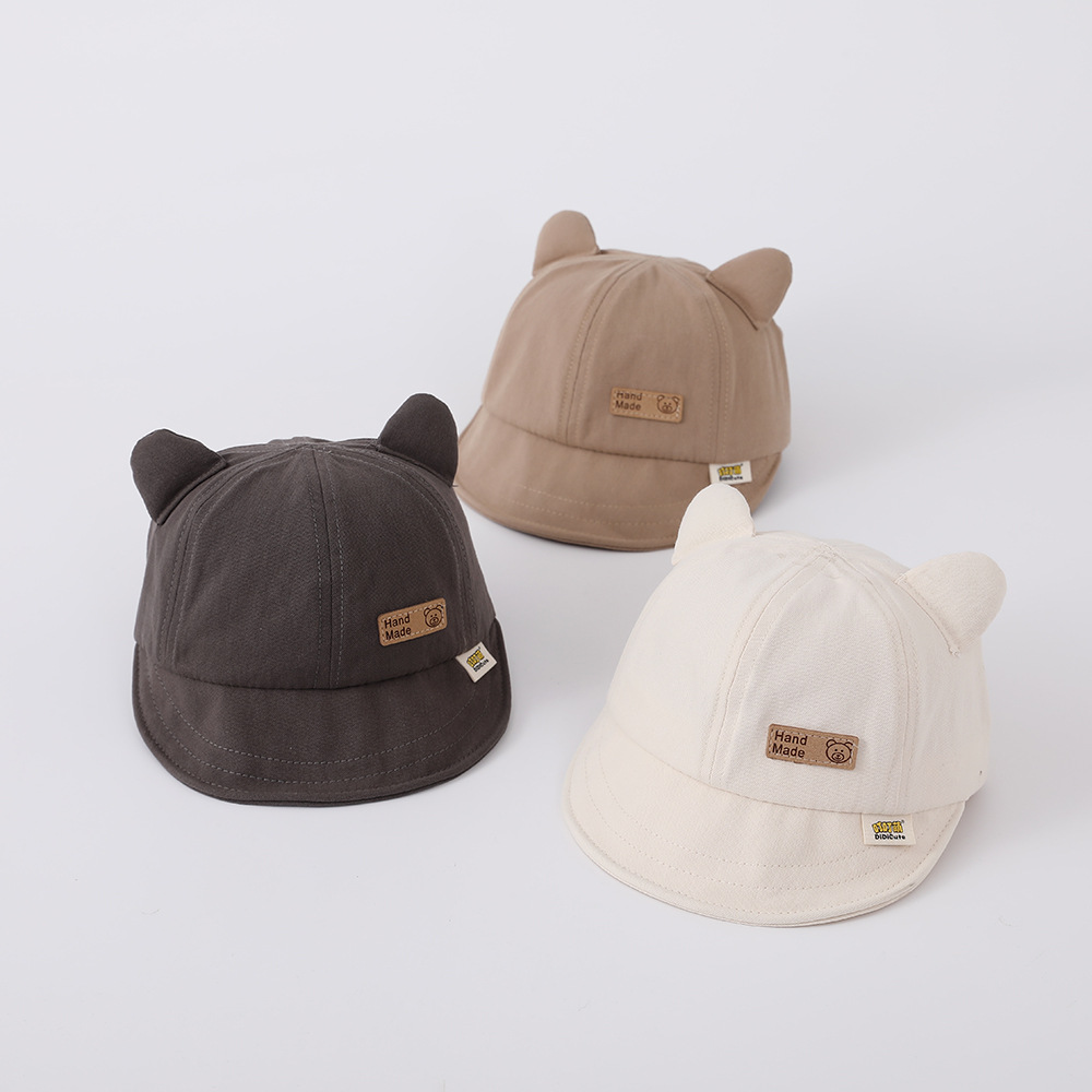Picture of Baby hat spring and autumn baby outdoor sun hat for boys and girls baby super cute baseball cap children soft brim cap