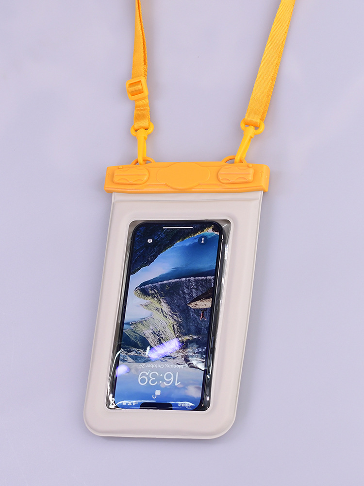 Picture of Cross-border export mobile phone waterproof bag quilted thickened mobile phone bag floating touch screen floating sealed bag Amazon hot sale