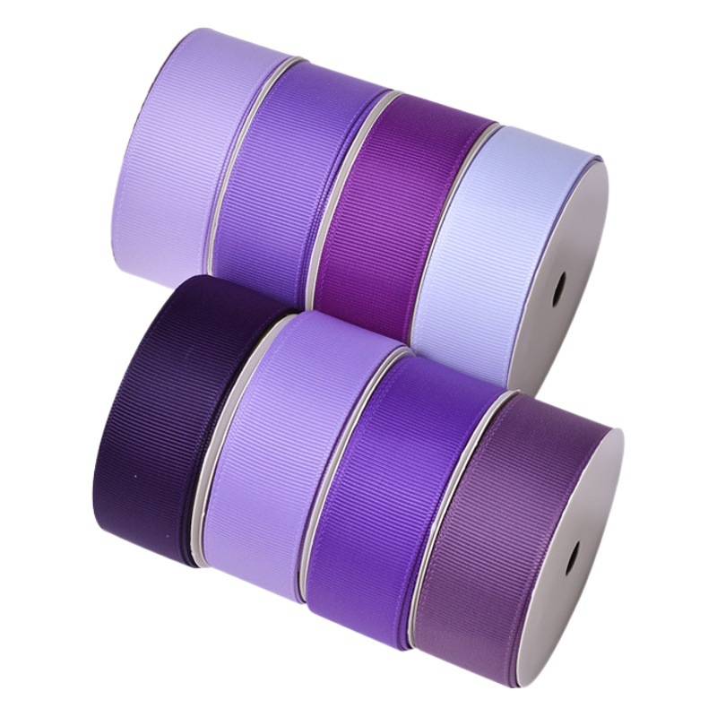 3.8cm rib ribbon in stock wholesale 196 color double-sided horizontal rib ribbon hair accessories clothing accessories thread ribbon